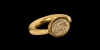 Tuthmosis III Scarab in Gold Ring Tuthmosis III Scarab in Gold Ring