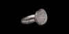 Silver Ring with Seated Figure Silver Ring with Seated Figure