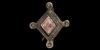 Enamelled Silver Plate Brooch Enamelled Silver Plate Brooch