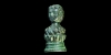 Bronze Knife Handle with Bust of Matrona Bronze Knife Handle with Bust of Matrona
