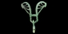 Hiberno-Norse Bronze Zoomorphic Bridle Cheek Piece Hiberno-Norse Bronze Zoomorphic Bridle Cheek Piece