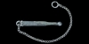 Silver Cosmetic Spoon with Chain Silver Cosmetic Spoon with Chain