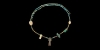 Composition Bead Necklace with Amulets Composition Bead Necklace with Amulets