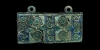 Enamelled Bronze Chariot Fitting Enamelled Bronze Chariot Fitting