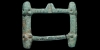 Bronze Buckle Loop with Bear Terminals Bronze Buckle Loop with Bear Terminals