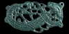 Scandinavian Jelling Bronze Dragon Belt Plaque Scandinavian Jelling Bronze Dragon Belt Plaque