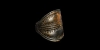 Bronze Punch-Decorated Ring Bronze Punch-Decorated Ring