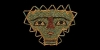 Beaded Mummy Face Mask Beaded Mummy Face Mask