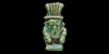 Glazed Composition Bes Amulet Glazed Composition Bes Amulet