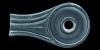 Bronze Mirror or Patera Handle with Inscription Bronze Mirror or Patera Handle with Inscription