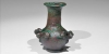 Bactrian Bronze Pot with Rams Heads Bactrian Bronze Pot with Rams Heads