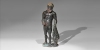 Bronze Hercules Statuette Bronze Hercules Statuette