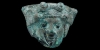 Bronze Bacchus Appliqué with Glass Eyes Bronze Bacchus Appliqué with Glass Eyes