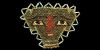 Glazed Composition Mummy Bead Mask Glazed Composition Mummy Bead Mask