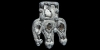 Silver Pendant with Garnets Silver Pendant with Garnets
