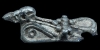 Silver-Gilt Bird Mount with Filigree Silver-Gilt Bird Mount with Filigree