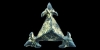 Gilt-Bronze Trefoil Shield Mount Gilt-Bronze Trefoil Shield Mount
