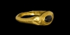 Gold and Garnet Ring with Amphora Intaglio Gold and Garnet Ring with Amphora Intaglio