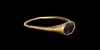 Gold Ring with Cabochon Amethyst Gold Ring with Cabochon Amethyst
