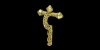 Gold Openwork Crossbow Brooch Gold Openwork Crossbow Brooch