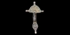Gilt Radiate-Headed Bow Brooch Gilt Radiate-Headed Bow Brooch
