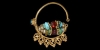 Gold Earring with Beads Gold Earring with Beads