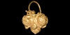 Gold Earring with Bosses Gold Earring with Bosses