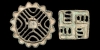 Bread Stamp Pair with Crosses Bread Stamp Pair with Crosses