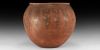 Red Burnished Pottery Vessel Red Burnished Pottery Vessel