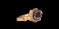 Roman Emperor Gemstone in Gold Ring