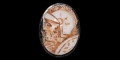 Roman Cameo Gemstone with Helmetted Bust