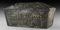 Byzantine Gilt Silver St Apollinaris Reliquary Casket
