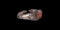 Roman Silver Ring with Frond Gemstone