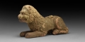 Medieval Terracotta Lion Statuette