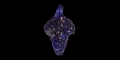 Egyptian Purple Glass Amulet