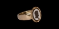 Roman Janus Gemstone in Gold Ring