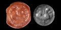 Western Asiatic Sassanian Stamp Seal with Double-Headed Beast