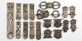Magyar Silver Military Belt Set