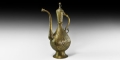 Large Islamic Brass Decorated Ewer