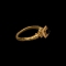 Tudor Gold Ring with Diamond Crystal