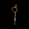 Western Asiatic Gold Pendant with Chain Drop