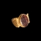 Roman Aesculapius and Hygeia Gemstone in Gold Ring