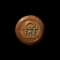 Roman Bone Token with Archway