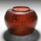 Roman Aubergine Glass Jar