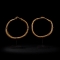 Viking Age Childs Gold Twisted Bracelet Pair