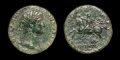 Ancient Roman Imperial Coins - Hadrian - Emperor Riding Sestertius