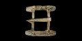 Viking Bronze Bear-Headed Sword-Belt Buckle