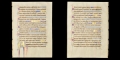 Medieval Vellum Illuminated Psalter Leaf