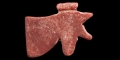 Egyptian Stone Eye of Horus Crowned Amulet