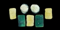 Roman Glass Bead and Face Group